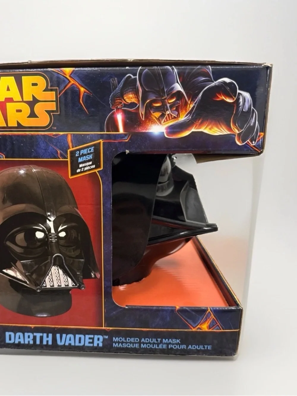 Star Wars Darth Vader Black Molded Adult Mask with Branded Box